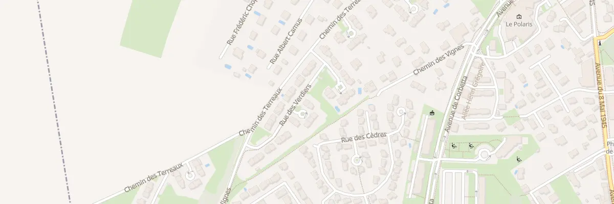 Plan du 25 Rue des Verdiers à Corbas