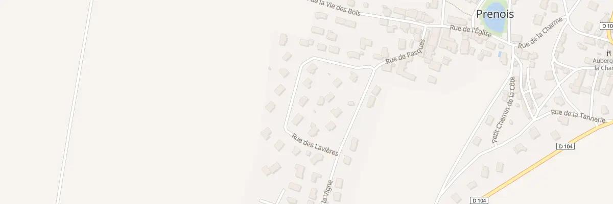 Plan du 5 Rue des Lavieres à Prenois