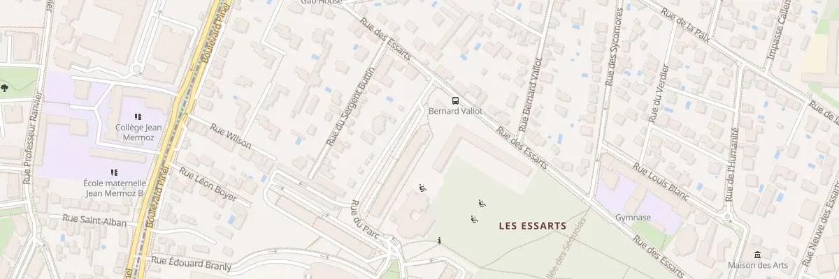 Plan du 7 Rue du Parc à Bron