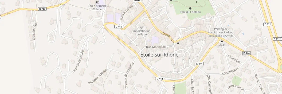 Plan du 13 Rue Monestier à Étoile-sur-Rhône