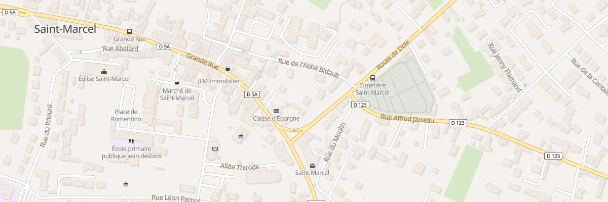 Plan du 3 Rte de Dôle à Saint-Marcel