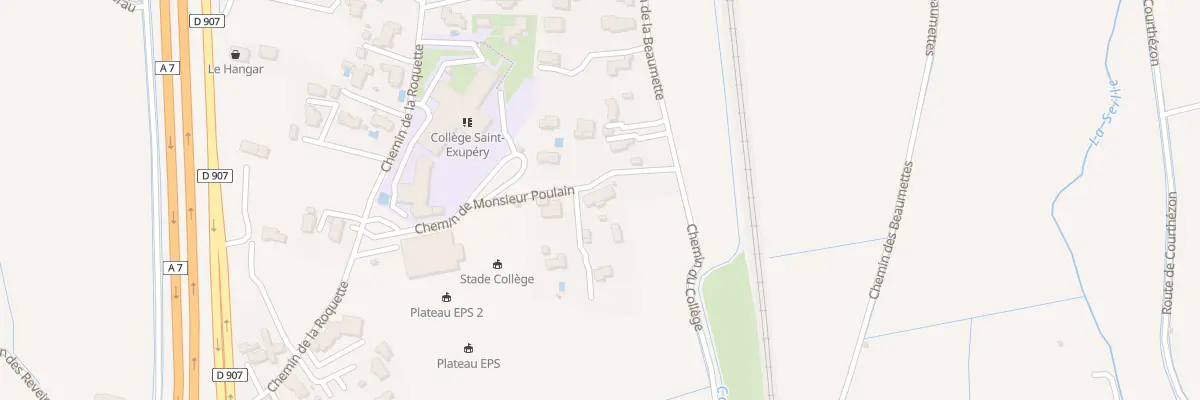 Plan du 5 Che de Monsieur Poulain à Bédarrides