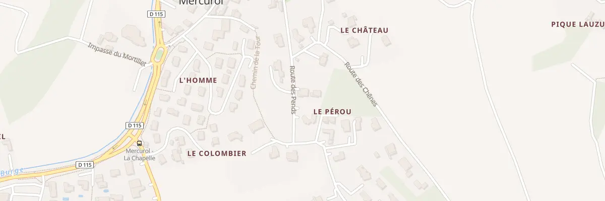 Plan du 485 Rte des Pends à Mercurol-Veaunes