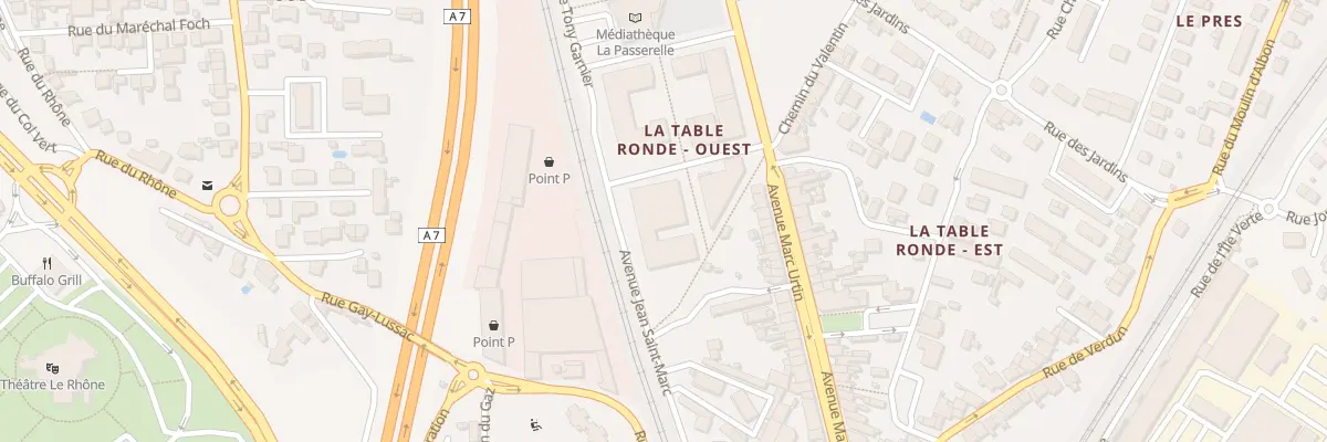 Plan du 7 Rue Francois Marbos à Bourg-lès-Valence