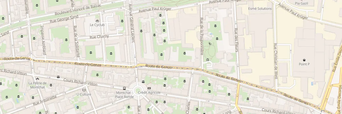 Plan du 169 Rte de Genas à Villeurbanne