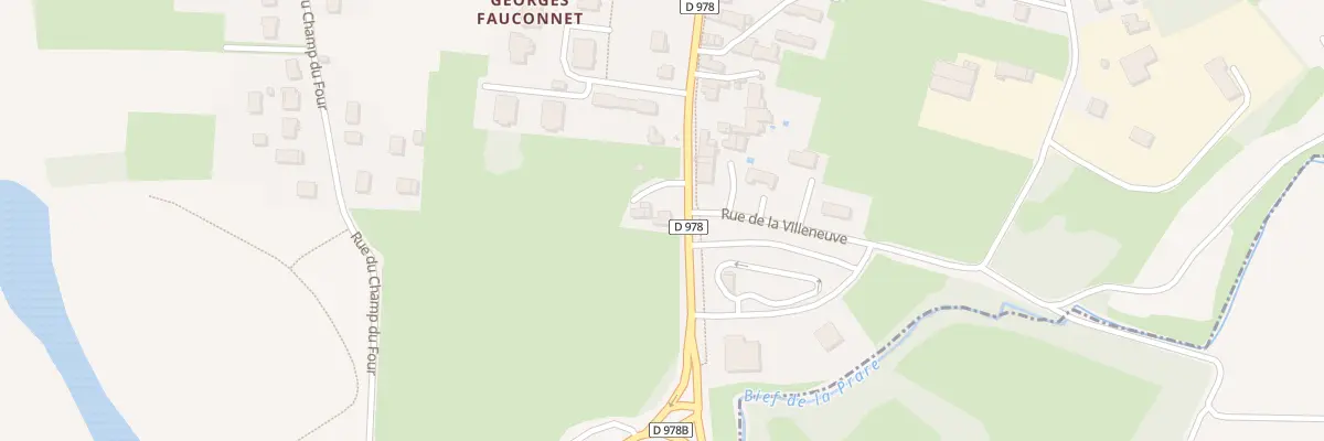 Plan du 54 Rue de la Villeneuve à Saint-Marcel