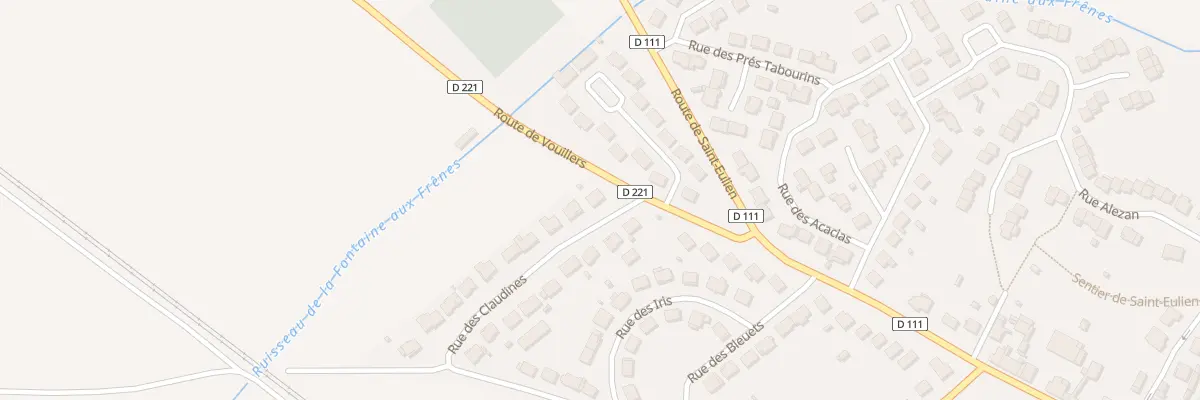 Plan du 2 Rue des Claudines à Villiers-en-Lieu