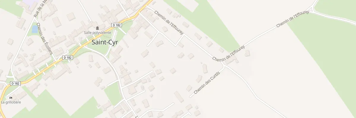 Plan du 12 Che de l’Effourey à Saint-Cyr