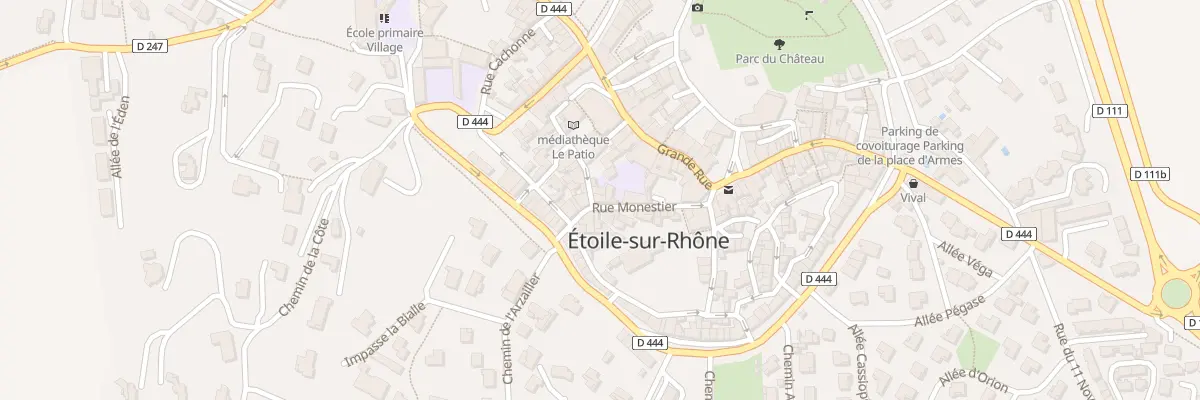 Plan du 9 Rue Monestier à Étoile-sur-Rhône