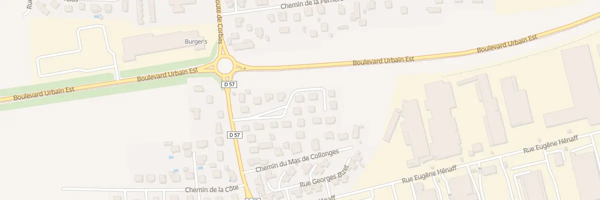Plan du 7 Rue Jean-Philippe Rameau à Vénissieux