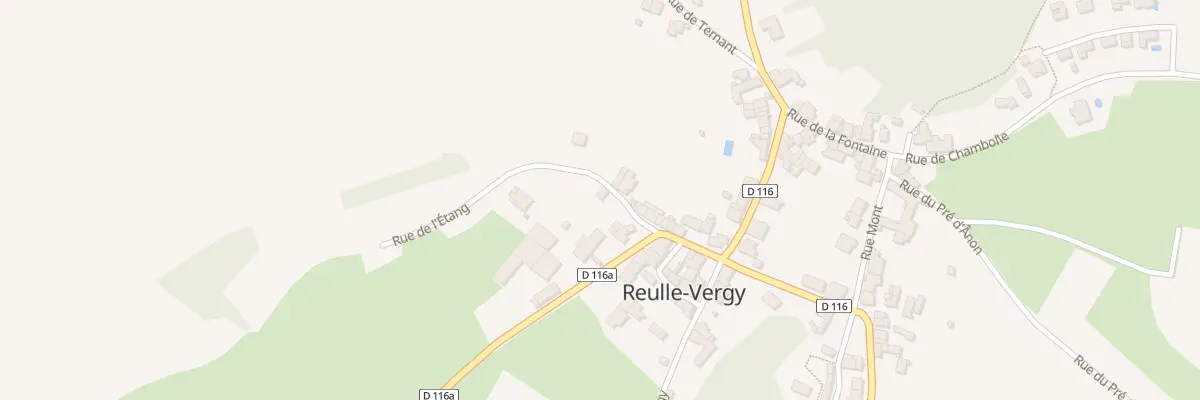 Plan du 5 Rue de l’Etang à Reulle-Vergy
