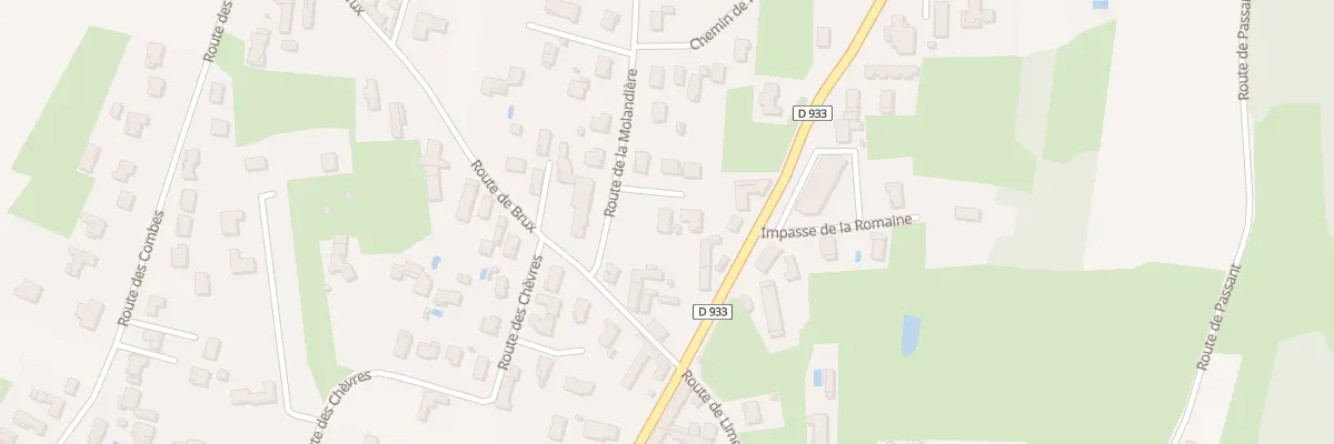 Plan du 70 Rte de la Molandiere à Feillens