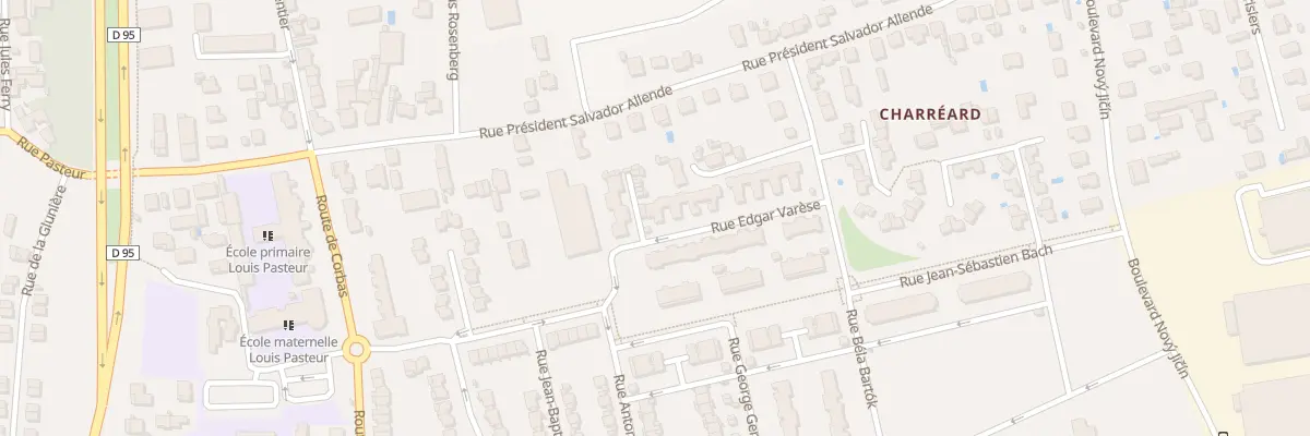 Plan du 21 Rue Edgar Varèse à Vénissieux