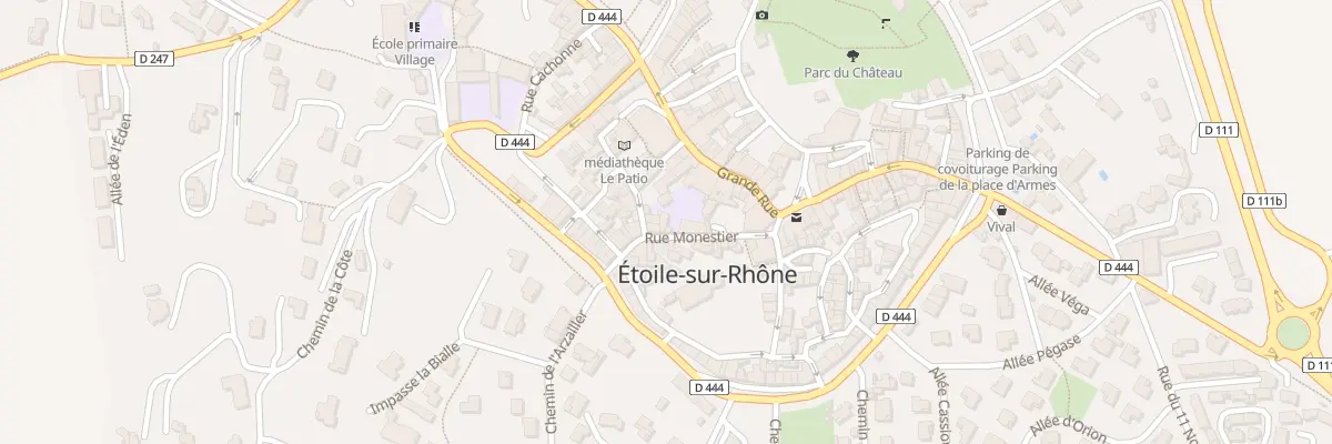 Plan du 9B Rue Monestier à Étoile-sur-Rhône