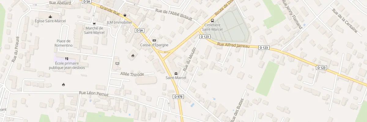 Plan du 10 Rte de Dôle à Saint-Marcel