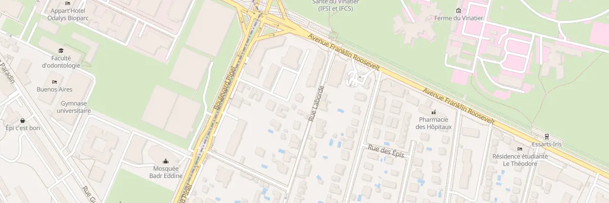 Plan du 4 Rue Laborde à Bron