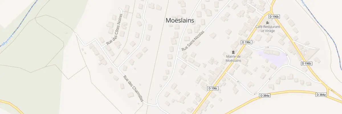 Plan du 7 Rue Saint - Aubin à Moëslains