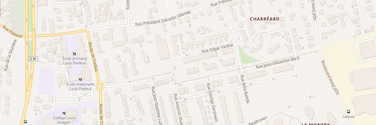 Plan du 4 Rue Edgar Varèse à Vénissieux