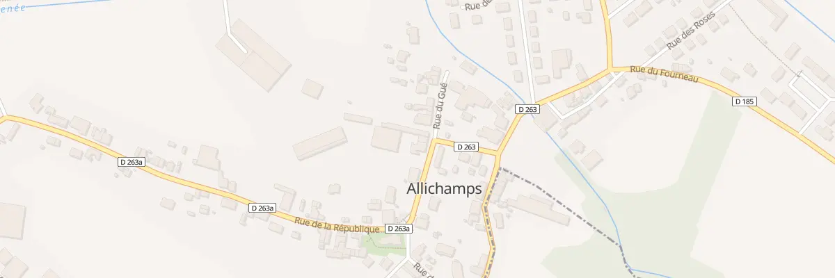 Plan du 48 Rue du Gué à Allichamps