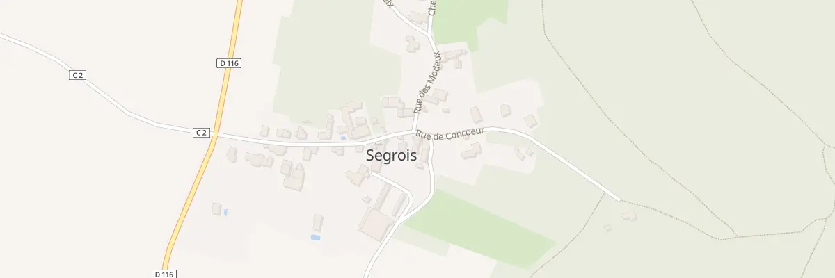 Plan du 26 Gr Grande Rue à Segrois