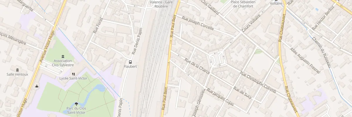 Plan du 2B Rue de la Charce à Valence