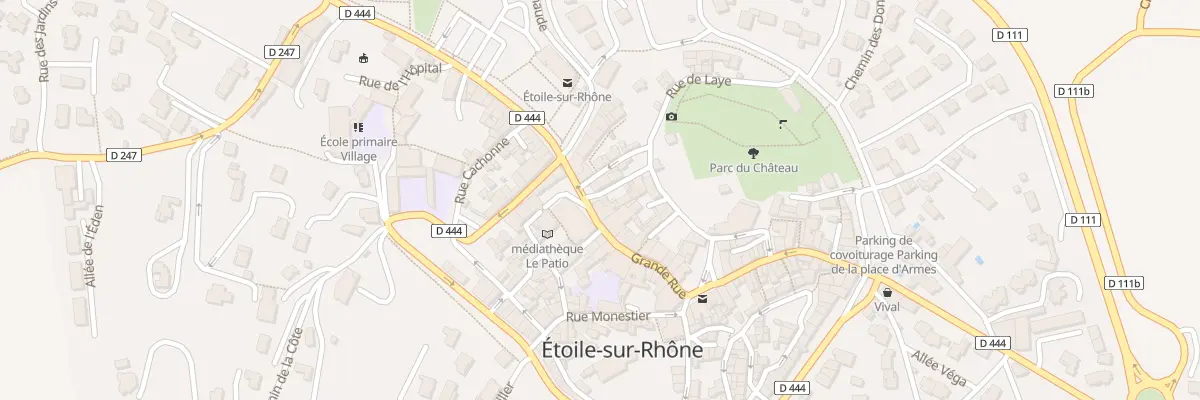 Plan du 2 Rue de la Roquette à Étoile-sur-Rhône