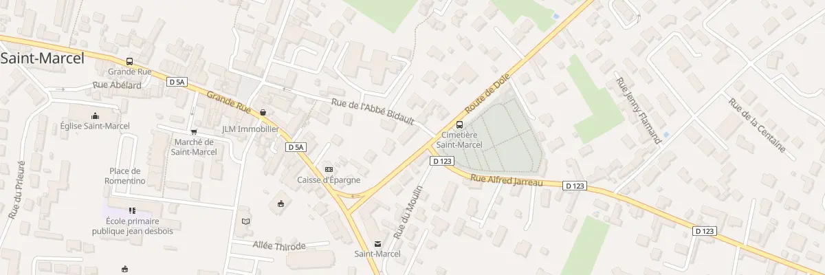 Plan du 7 Rte de Dôle à Saint-Marcel