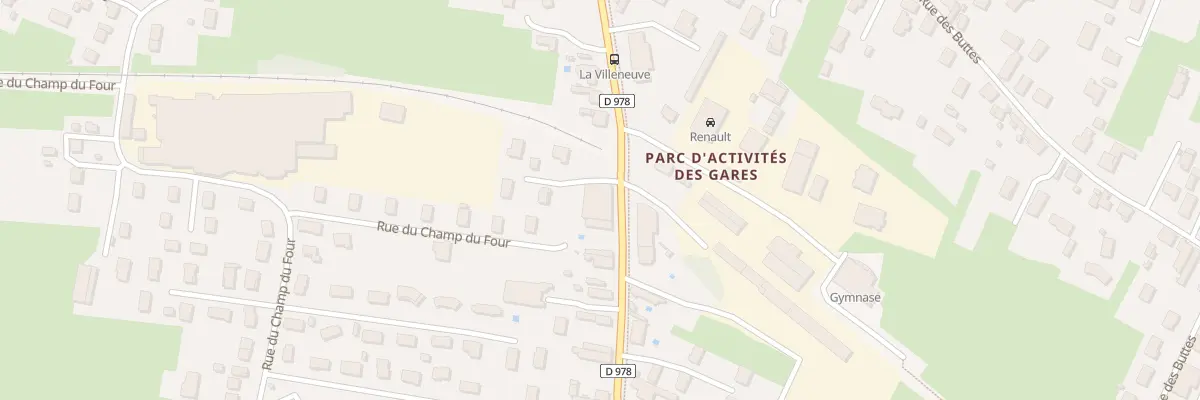Plan du 16 Rue de la Villeneuve à Saint-Marcel