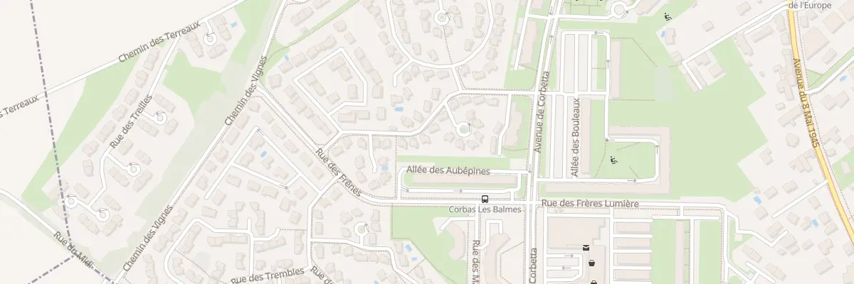 Plan du 26 Rue des Erables à Corbas