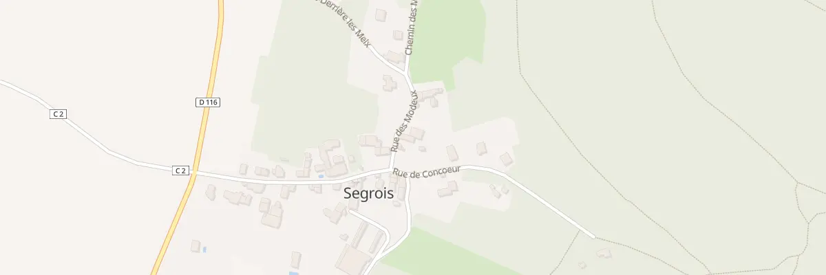 Plan du 4 Rue des Modeux à Segrois