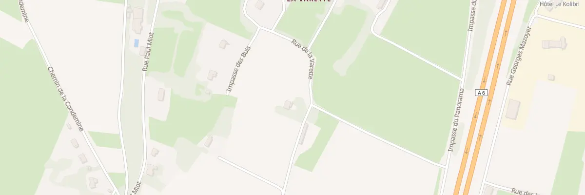 Plan du 389 Rue de la Varette à Tournus