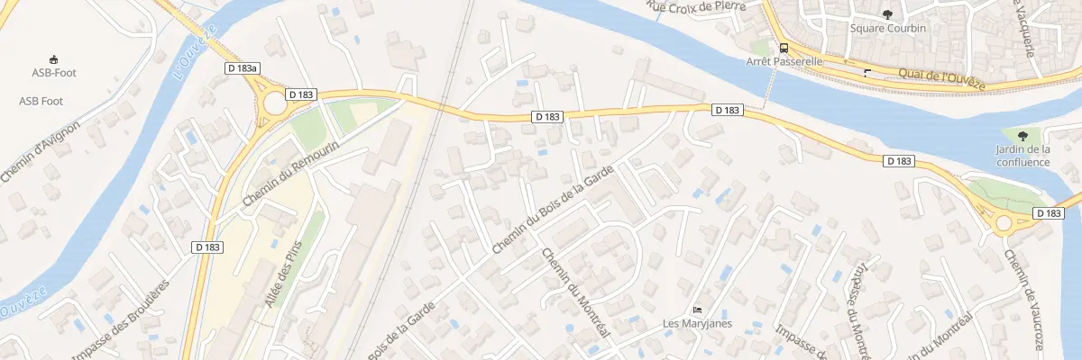 Plan du 2 Che du Bois de la Garde à Bédarrides