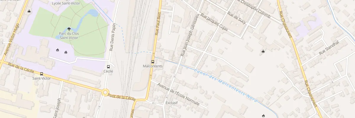 Plan du 36 Rue Jean-Joseph Génissieu à Valence