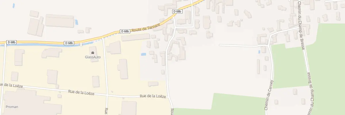 Plan du 125 Rte du Moulin de la Debonne à Feillens