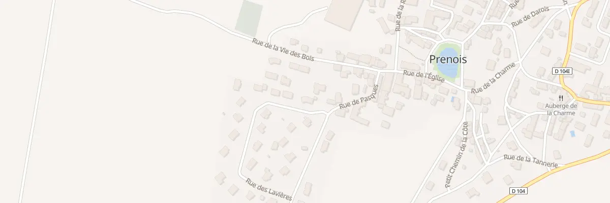 Plan du 2E Rue des Lavieres à Prenois