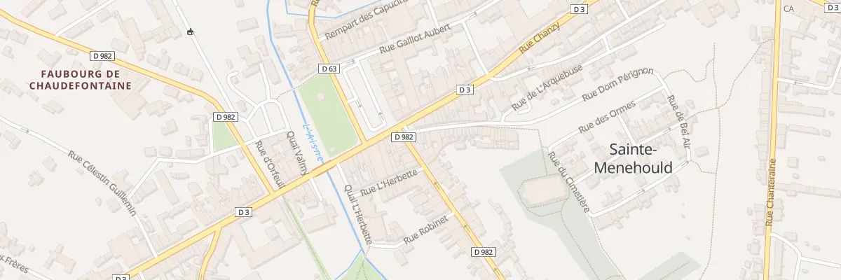 Plan du 5 Rue Dom Perignon à Sainte-Menehould