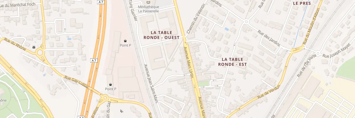 Plan du 7 Av Marc Urtin à Bourg-lès-Valence