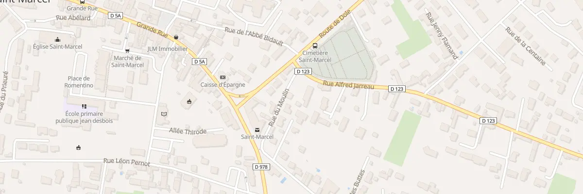 Plan du 2 Rue Alfred Jarreau à Saint-Marcel