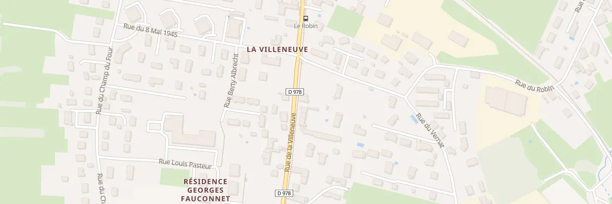 Plan du 33B Rue de la Villeneuve à Saint-Marcel