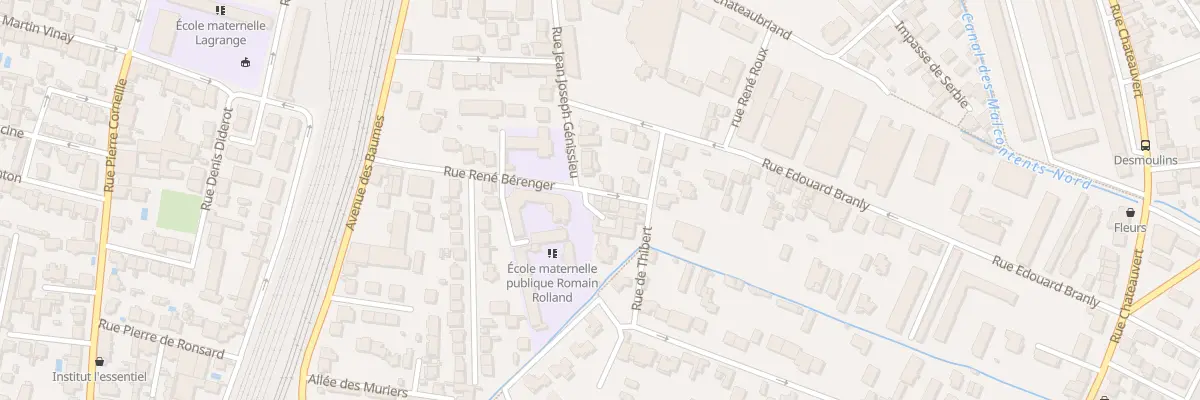 Plan du 4 Rue de Thibert à Valence