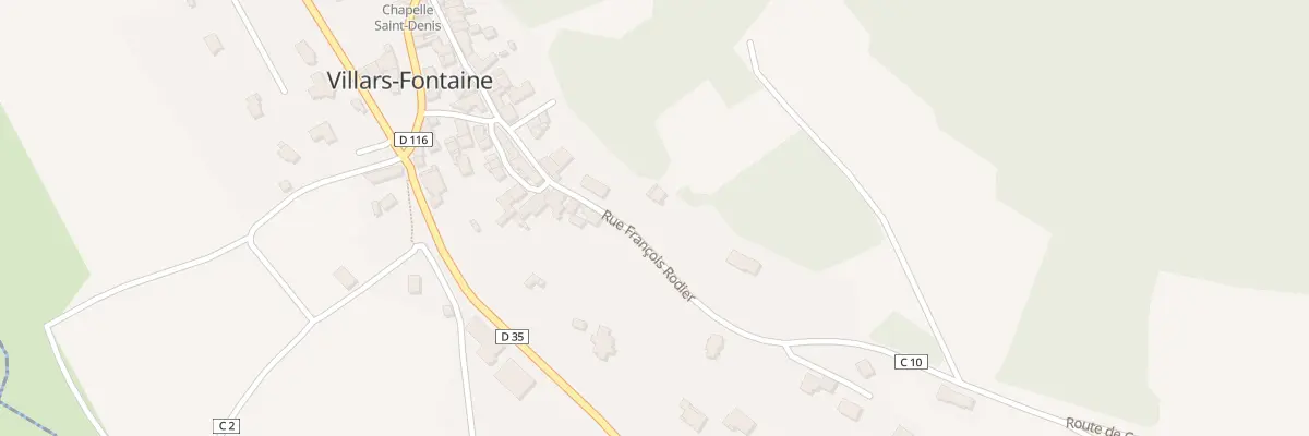 Plan du 37 Rue François Rodier à Villars-Fontaine