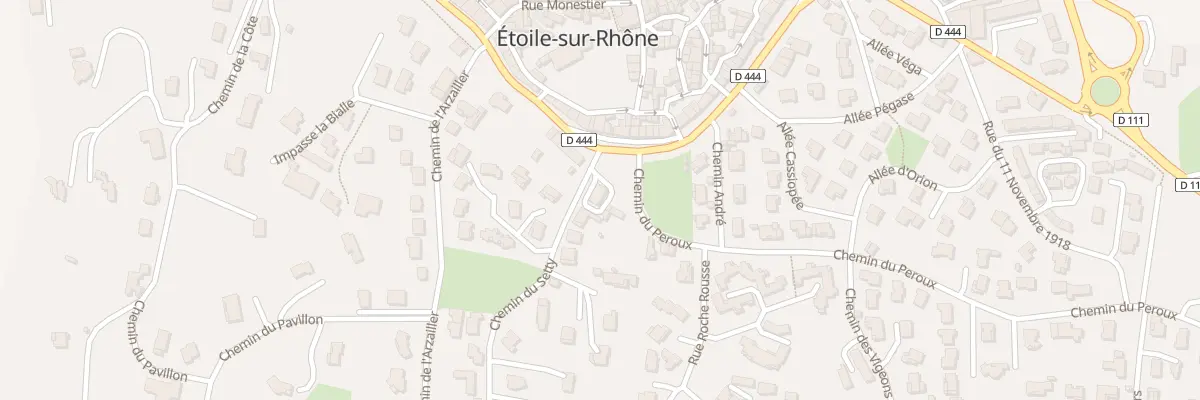 Plan du 1 Che du Setty à Étoile-sur-Rhône
