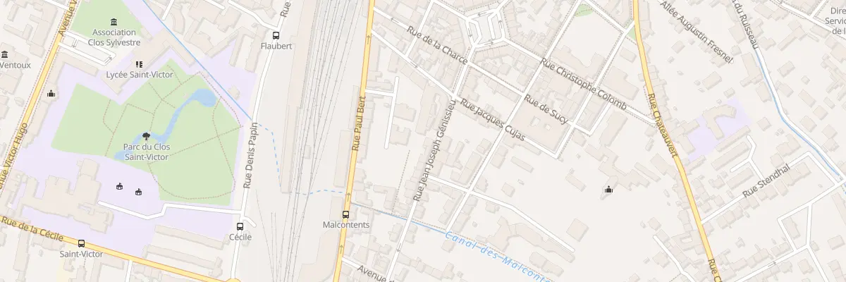 Plan du 20 Rue Jean-Joseph Génissieu à Valence