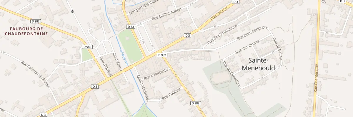 Plan du 9B Rue Dom Perignon à Sainte-Menehould