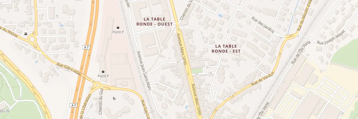 Plan du 21 Av Marc Urtin à Bourg-lès-Valence