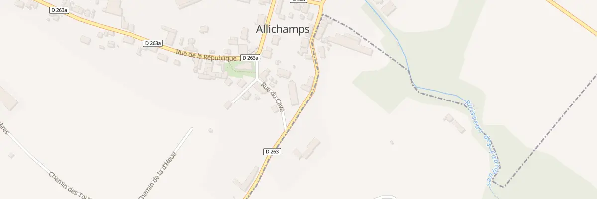 Plan du 73 Rue des Dames à Allichamps