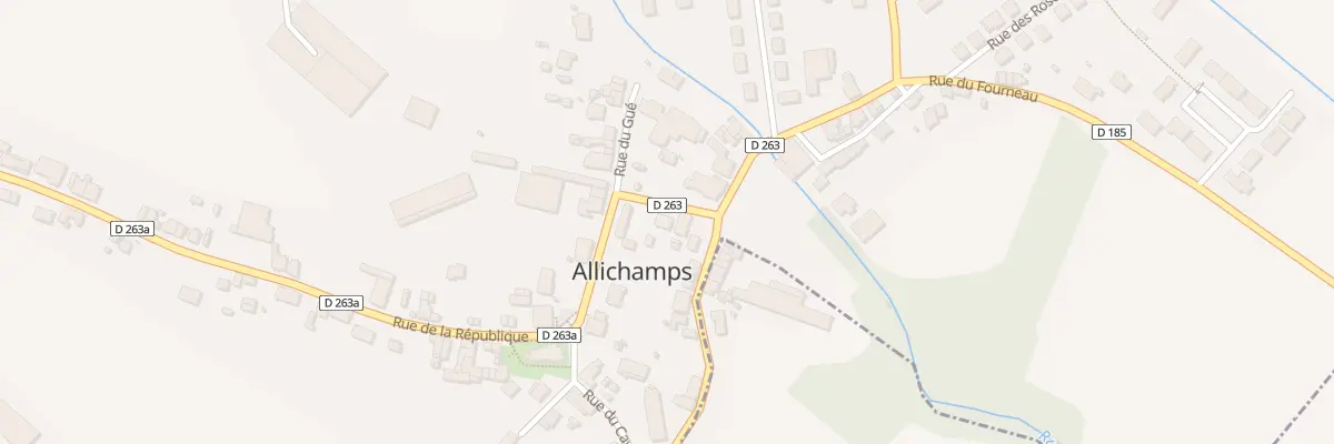 Plan du 57 Rue du Fourneau à Allichamps