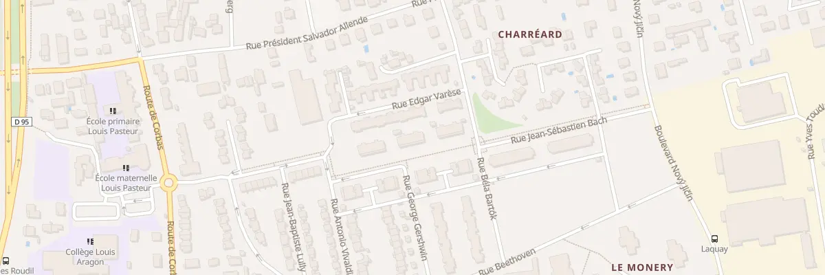 Plan du 14 Rue Bela Bartok à Vénissieux