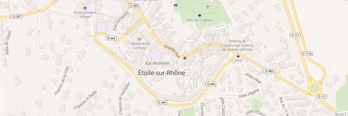 Plan du 1 Rue Monestier à Étoile-sur-Rhône