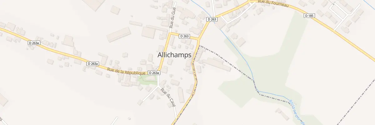 Plan du 67 Rue des Dames à Allichamps